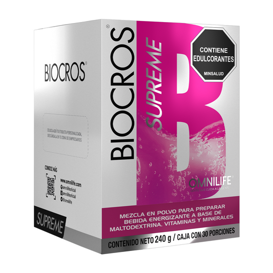 Biocros Supreme: Energía instantánea, rendimiento superior y vitalidad todo el día