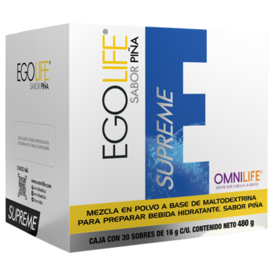 EGO LIFE Supreme Piña – Hidratación Inteligente con Vitaminas y Energía Natural