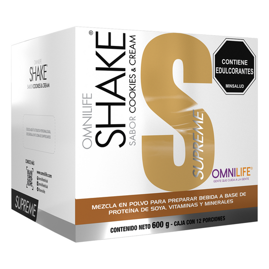 SHAKE SUPREME Cookies & Cream: Nutrición completa con sabor irresistible