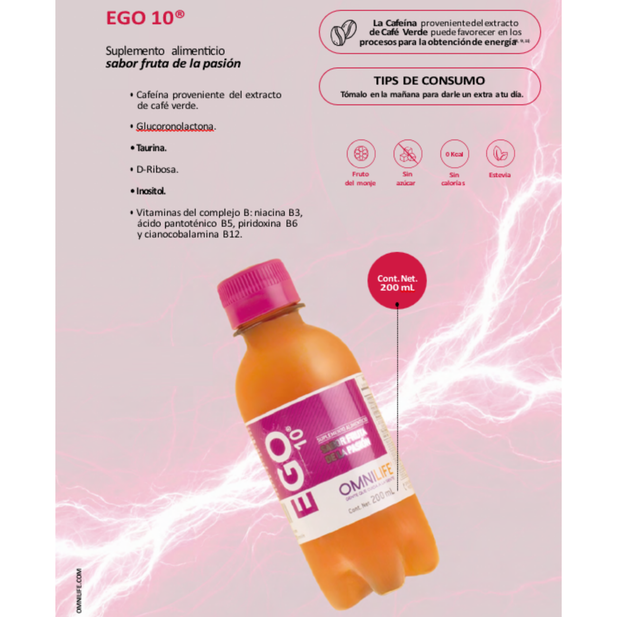 EGO 10: Energía inteligente que te activa sin agotarte (200ml)