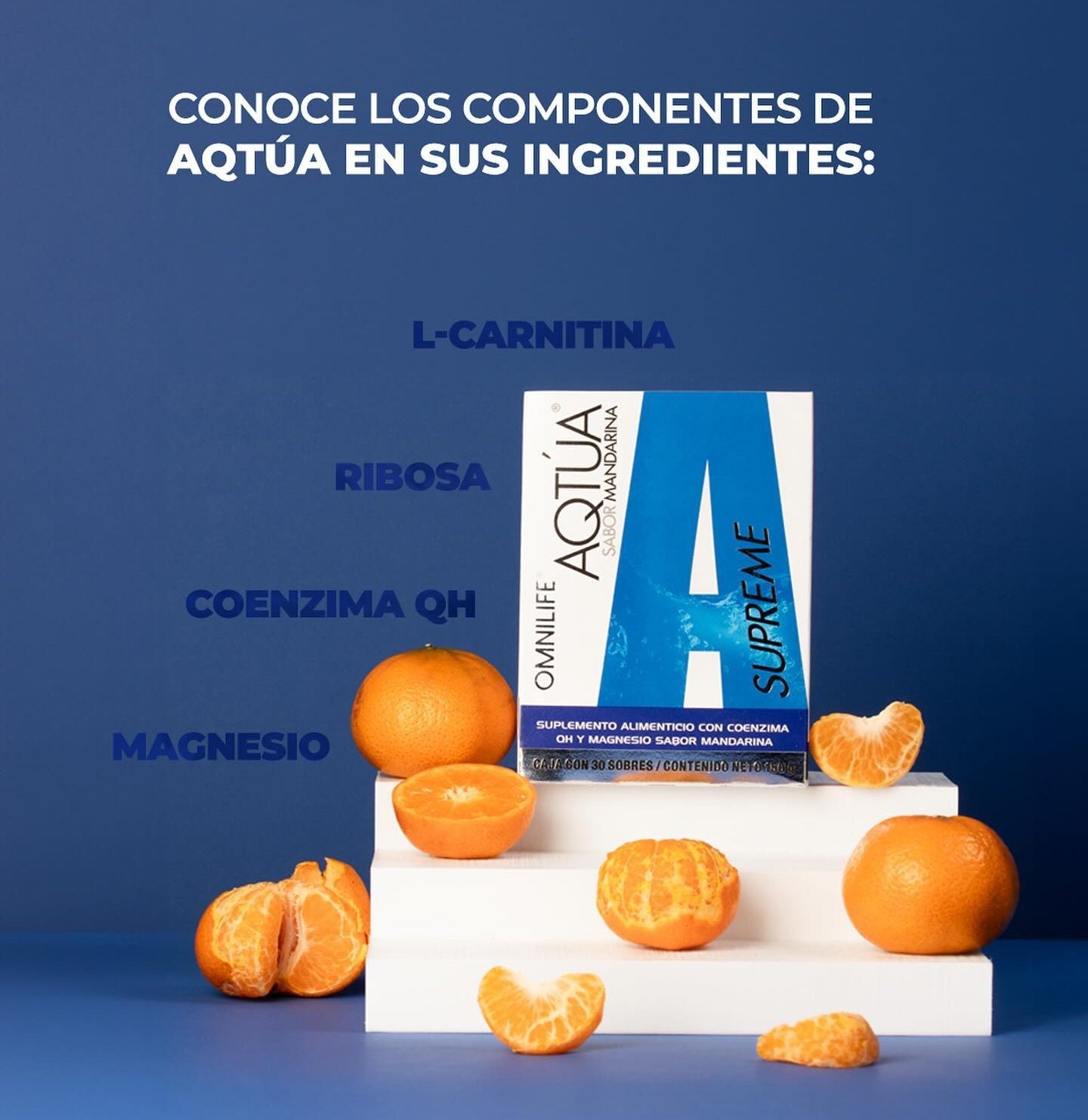 AQTÚA Supreme Sabor Mandarina: ¡Activa tu energía celular desde adentro!
