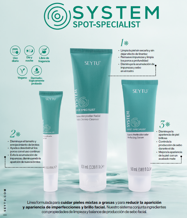 Dermolimpiador Facial Spot Specialist 100ml – Limpieza profunda para piel con imperfecciones