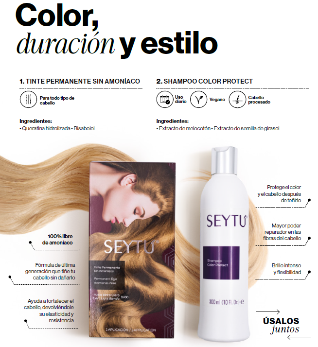 Shampoo Color Protect 300 ml – Protección y brillo duradero para tu cabello teñido